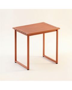Lake Arc Compact Balcony Table (synthetic illustration; no displayed measurements)