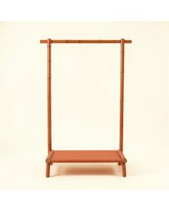 Sage Canyon Empty Garment Rack - Terracotta (synthetic illustration; no displayed measurements)