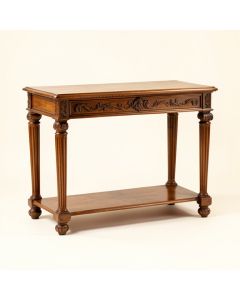 Antique Wood Console Table (synthetic illustration; no displayed measurements)