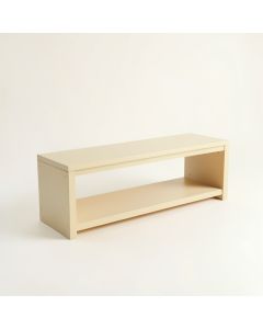 Clay Bend Narrow Outdoor Storage Bench - Beige (synthetic illustration; no displayed measurements)