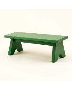 Ash Brook Indoor Bench - Green (synthetic illustration; no displayed measurements)