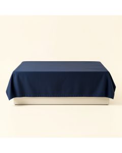 Lake Brook Flat Bed Sheet - Navy (synthetic illustration; no displayed measurements)