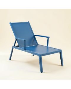Moss Bridge Outdoor Lounge Chair - Blue (synthetic illustration; no displayed measurements)