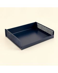 Shore Dell Empty Under-Desk Cable Tray - Navy (synthetic illustration; no displayed measurements)