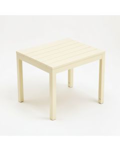 Shore Bend Compact Balcony Table - Cream (synthetic illustration; no displayed measurements)