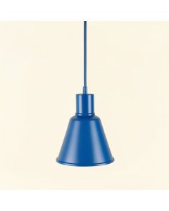 Wren Dale Pendant Light Suspended From One Plain Cable - Blue (synthetic illustration; no displayed measurements)