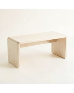 Shore Bluff Indoor Bench - Ivory (synthetic illustration; no displayed measurements)