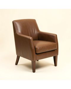 Wilmoth Genuine Leather Upholstered Dining Chair (synthetic illustration; no displayed measurements)