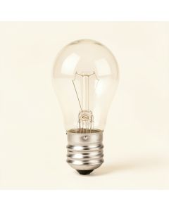 40 Watt , G16.5 Incandescent , Dimmable Light Bulb , Warm White ( 2700K ) E12/Candelabra Base (synthetic illustration; no displayed measurements)