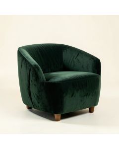 Focht 27.5 '' Wide Velvet Papasan Chair (synthetic illustration; no displayed measurements)