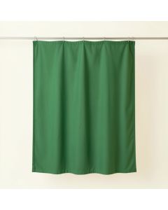 Laurel Branch Shower Curtain Hanging Flat From A Plain Rod - Green (synthetic illustration; no displayed measurements)
