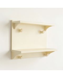 Holly Edge Wall-Mounted Entryway Organizer Shelf - Cream (synthetic illustration; no displayed measurements)