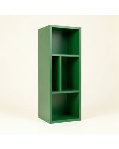 Cove Dale Narrow Cubby Tower - Green (synthetic illustration; no displayed measurements)