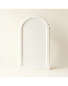 Hazel Canyon Framed Wall Mirror - White (synthetic illustration; no displayed measurements)