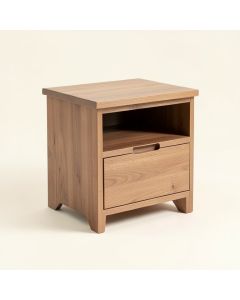 Wason End Table With Storage (synthetic illustration; no displayed measurements)