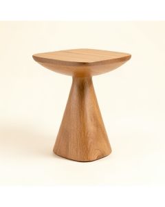 Jessa Pedestal End Table (synthetic illustration; no displayed measurements)