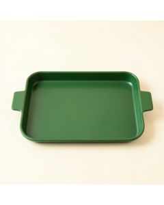 Dawn Branch Serving Tray - Green (synthetic illustration; no displayed measurements)