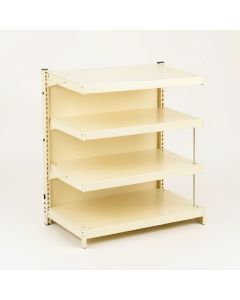 Wren Bluff Desktop Shelving Unit - Cream (synthetic illustration; no displayed measurements)