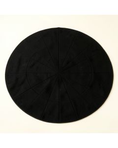 Cliff Branch Round Area Rug - Black (synthetic illustration; no displayed measurements)