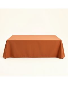 Vale Crest Flat Bed Sheet - Terracotta (synthetic illustration; no displayed measurements)