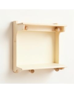 Glen Bluff Wall-Mounted Entryway Organizer Shelf - Cream (synthetic illustration; no displayed measurements)