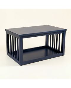 Aspen Crest Empty Furniture-Style Pet Crate - Navy (synthetic illustration; no displayed measurements)