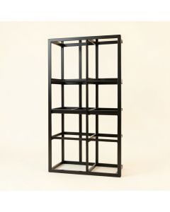 Slate Canyon Empty Vertical Garden Frame - Black (synthetic illustration; no displayed measurements)