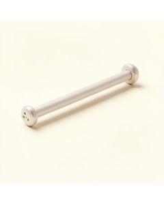 Coulombe Flat Button Drapery Window Double Curtain Rod (synthetic illustration; no displayed measurements)