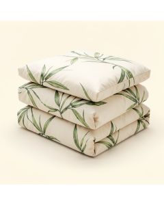 Simplist Bamboo Leaves I Duvet Cover Set (synthetic illustration; no displayed measurements)