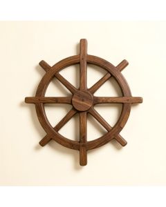 Ship Wheel Wall Décor (synthetic illustration; no displayed measurements)