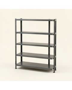 Broussard 73 '' H X 36 '' W X 18 '' D 5-Tier Metal Storage Shelves (synthetic illustration; no displayed measurements)