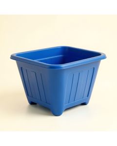 Linden Branch Empty Raised Planter - Blue (synthetic illustration; no displayed measurements)