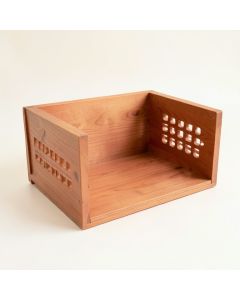 Ridge Canyon Empty Furniture-Style Pet Crate - Terracotta (synthetic illustration; no displayed measurements)