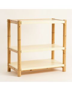 Laurel Arc Empty Seed-Starting Shelving Unit Without Lights - Cream (synthetic illustration; no displayed measurements)