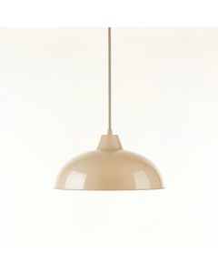 Glen Crossing Pendant Light Suspended From One Plain Cable - Beige (synthetic illustration; no displayed measurements)