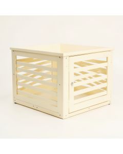 Moss Canyon Empty Furniture-Style Pet Crate - Cream (synthetic illustration; no displayed measurements)