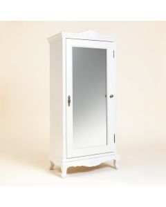 Tomaso Hand Painted Jewelry Armoire With Mirror (synthetic illustration; no displayed measurements)
