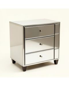 Elkton 3 Drawer Mirrored Accent Chest (synthetic illustration; no displayed measurements)
