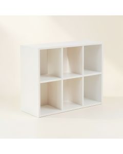 Reed Bend Desktop Shelving Unit - White (synthetic illustration; no displayed measurements)