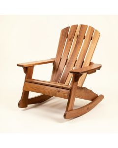 Janes Solid Wood Rocking Adirondack Chair (synthetic illustration; no displayed measurements)