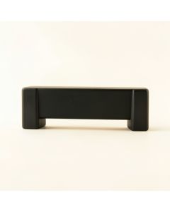 Flint Bridge Cabinet Handle Without Packaging - Black (synthetic illustration; no displayed measurements)