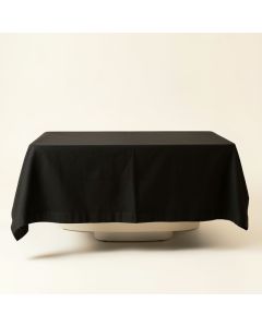 Cliff Bridge Flat Bed Sheet - Black (synthetic illustration; no displayed measurements)