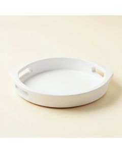 Ash Arc Serving Tray (synthetic illustration; no displayed measurements)