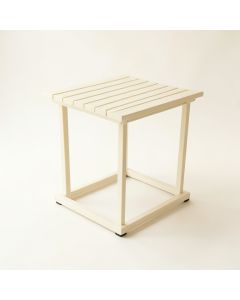 Holly Brook Compact Balcony Table - Ivory (synthetic illustration; no displayed measurements)