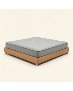 Tufted Upholstered Low Profile Storage Platform Bed (synthetic illustration; no displayed measurements)
