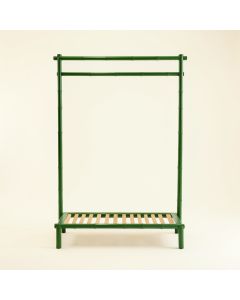 Aspen Bluff Empty Garment Rack - Green (synthetic illustration; no displayed measurements)