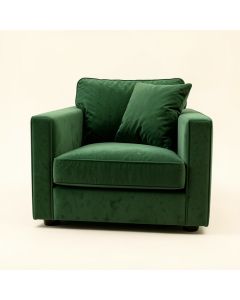 Harbor Crest Upholstered Armchair - Green (synthetic illustration; no displayed measurements)