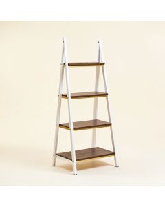 Zachary 72.5 '' H X 24 '' W Steel Ladder Bookcase (synthetic illustration; no displayed measurements)