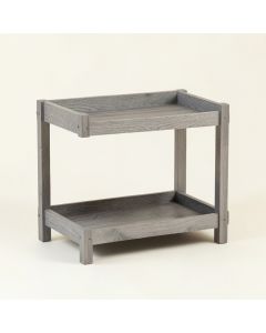Shore Arc Empty Countertop Canister Rack - Gray (synthetic illustration; no displayed measurements)