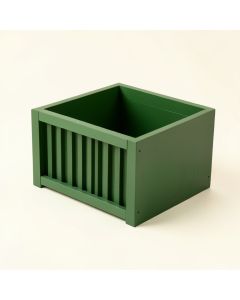 Pine Crest Empty Furniture-Style Litter Enclosure - Green (synthetic illustration; no displayed measurements)